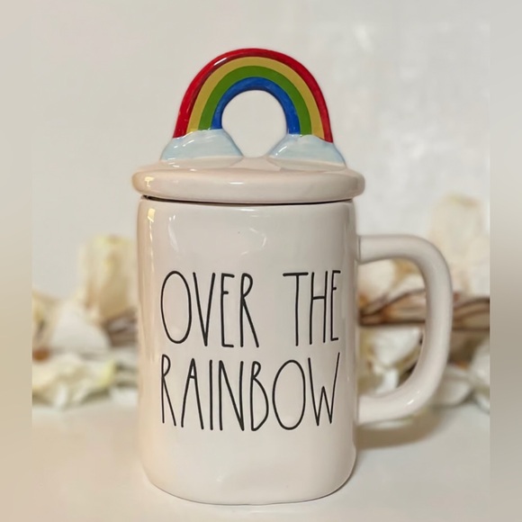 NEW Rae Dunn Over the Rainbow Mug 🌈 - Picture 1 of 1
